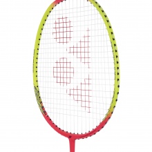 Yonex Badminton Racket Nanoflare 100 pink/yellow - strung -